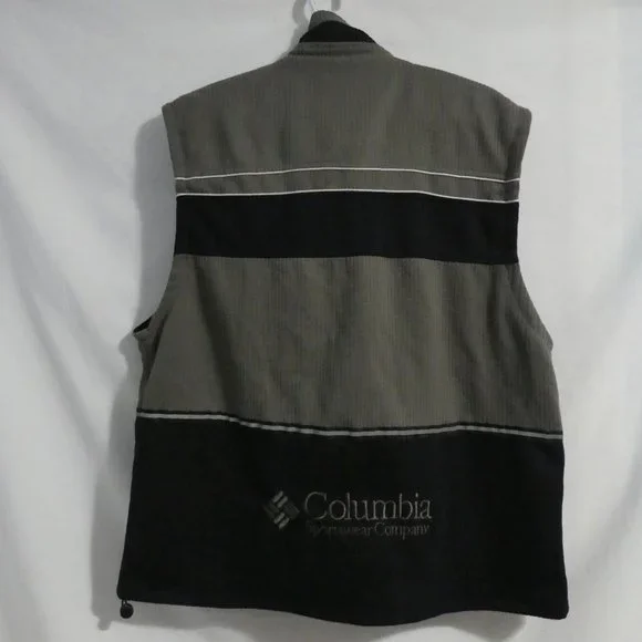 COLUMBIA SPORTSWEAR | size 18 | Ribbed Zip-Up Vest With Velcro Pockets | NWOT - Picture 2 of 16